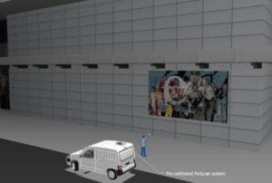concept du graffiti monumentale