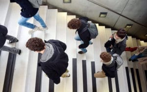 aperçu de l'escalier piano