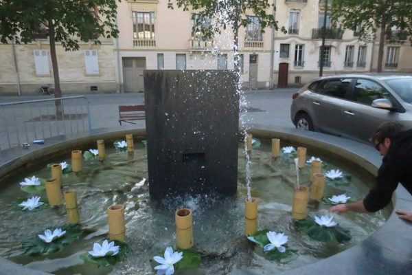 animation de la fontaine