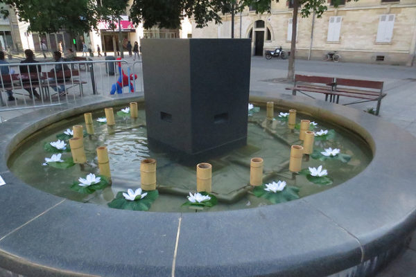 installation fontaine musicale